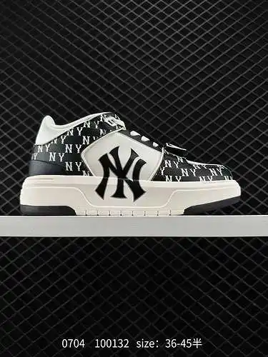 6 zapatos de papá de caña media MLB Chunky Liner Basic New York Yankees, 6 cm más alto en el interio