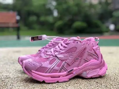 Abanico parisino de zapatillas para correr Balenciaga/Balenciaga 21x RUNNER empalme de encaje 211112