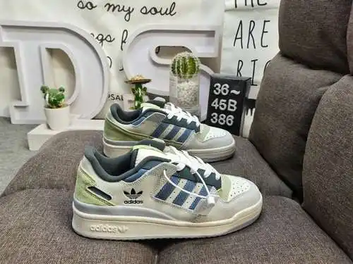 386DAdidas Forum 84 Zapatillas deportivas informales de moda, versátiles, de caña baja y caña baja. 