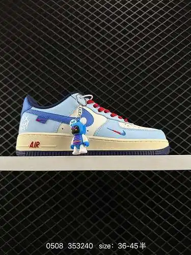 2 Zapatillas deportivas informales, versátiles y de caña baja Nike Air Force Low Air Force One de ni