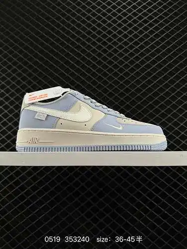 2 Nike Air Force Low Air Force 1 zapatillas deportivas informales, versátiles y de caña baja. La com