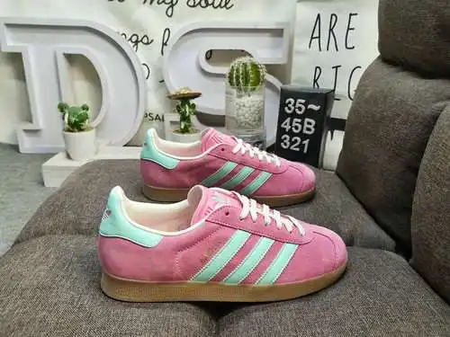 Las zapatillas de deporte bajas Adidas Originals Gazelle Indoor clover retro informales antideslizan