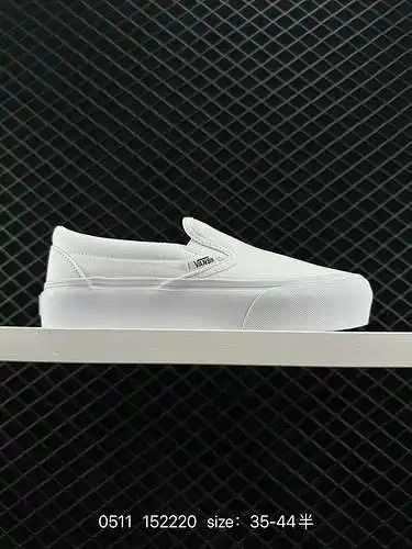 Proceso de vulcanización LTSGT Vans/Vans suela gruesa Classic OS blanco y negro Caja original genuin