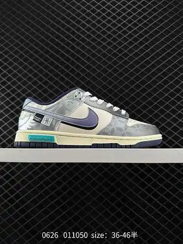 2 ❤️Dunk Low Youlong Zeling Water Transport Azul Blanco Gris Este modelo está diseñado en torno al t