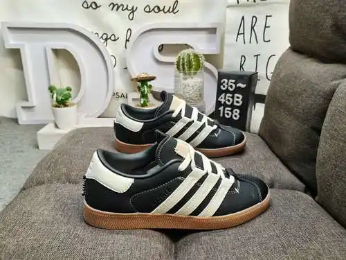 Las zapatillas de deporte de corte bajo Adidas Originals Gazelle Indoor trébol retro informales anti