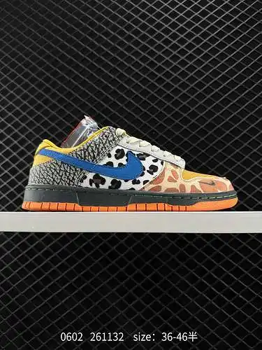 6 Nike Dunk Low Dunk SB inyecta más elementos de moda. En comparación con los zapatos de skate Dunk 