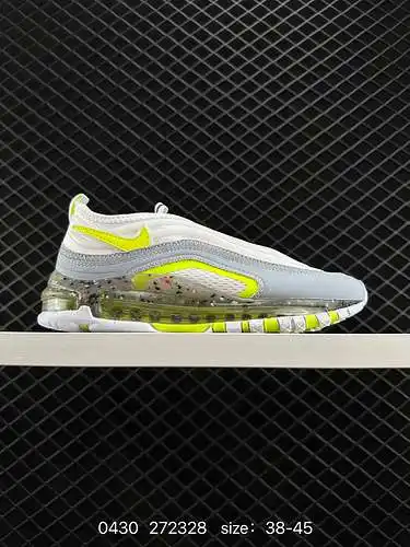 4 calzado deportivo informal Nike Air Max 97 con gancho pequeño y bala, retro, de longitud completa,