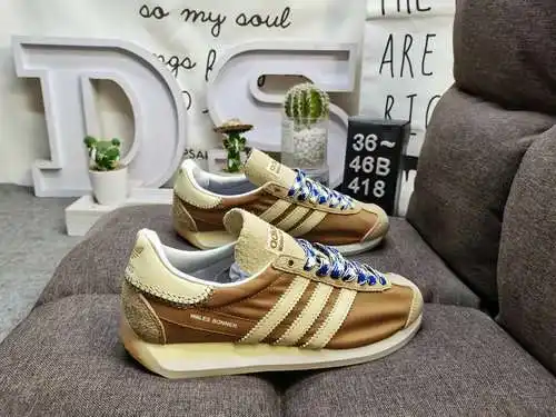 Suela de goma cruda Adidas WB Country 418D a nivel de empresa, forma de zapato elegante y elegante, 