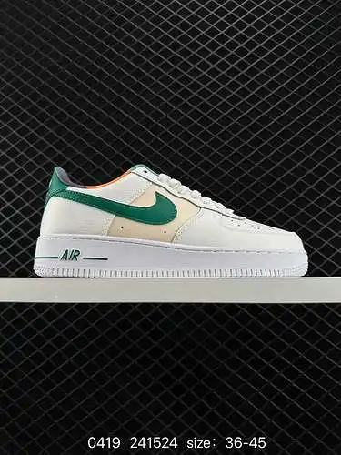 2 Nike Air Force Low Air Force 1 zapatillas deportivas informales, versátiles y de caña baja. La com