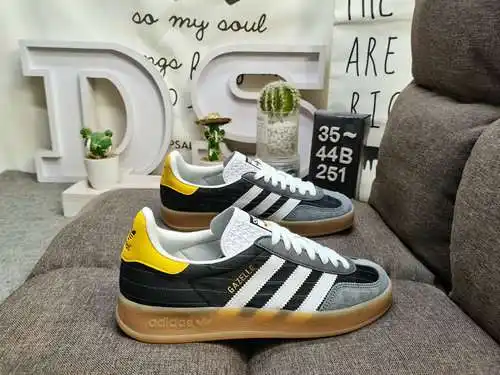 251D Zapatillas de deporte Adlidas Originals Gazelle Indoor, auténticas, de tamaño medio, informales