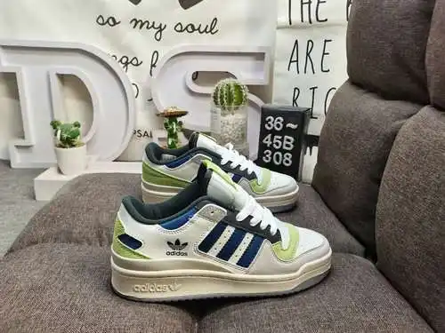 308DAdidas Forum 84 Zapatillas deportivas informales de moda, versátiles, de caña baja y caña baja. 