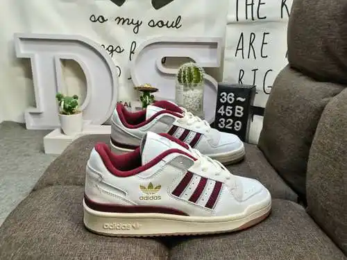 329DAdidas Forum 84 Zapatillas deportivas informales de moda, versátiles, de caña baja y caña baja. 