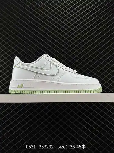 6 Nike Air Force Low Air Force 1 zapatillas deportivas informales, versátiles y de caña baja. La com