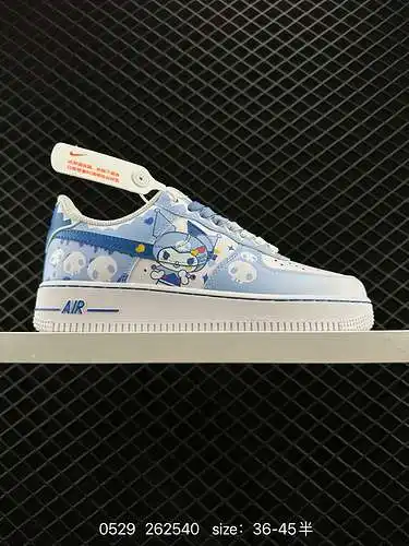 2 Nike Air Force Low Air Force 1 zapatillas deportivas informales, versátiles y deconstruidas de cañ