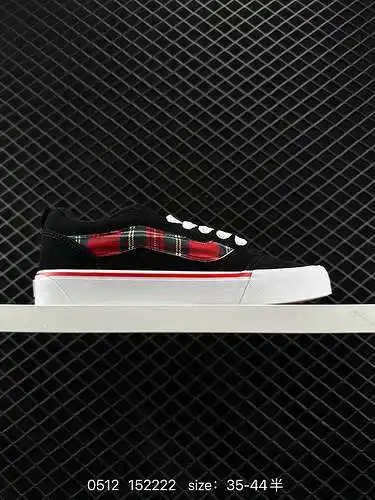 Vans Vans Zapatillas oficiales Kun skool de corte bajo, zapatos retro de moda para parejas de hombre