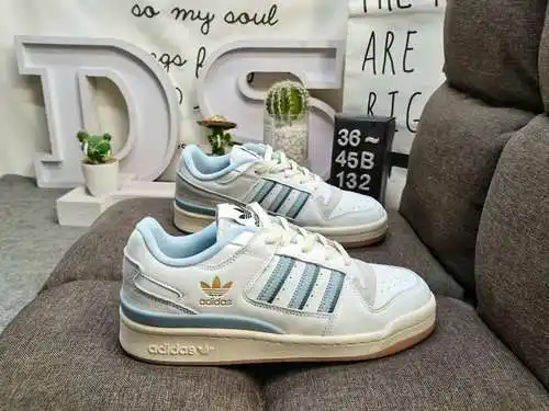 132DAdidas Forum 84 Zapatillas deportivas informales de moda, versátiles, de caña baja y caña baja. 