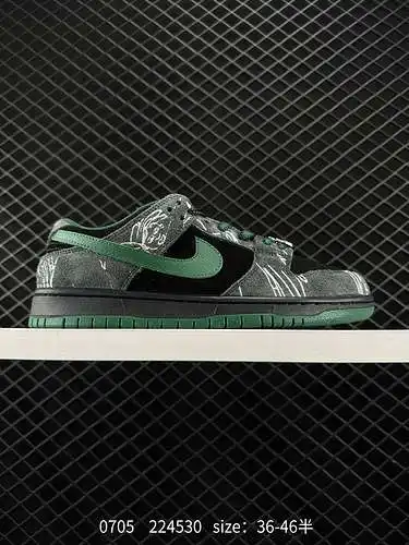 Nike SB Dunk Low dunk series zapatos de skate deportivos casuales de caña baja están hechos de mater