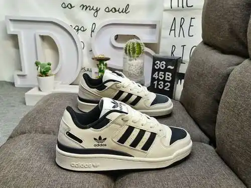 132DAdidas Forum 84 Zapatillas deportivas informales de moda, versátiles, de caña baja y caña baja. 