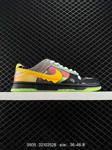 4 Nike SB Dunk Low serie de zapatos de skate deportivos casuales de caña baja retro. El cojín ZoomAi