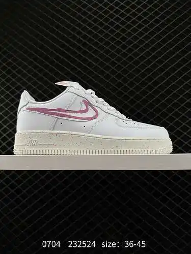 2 Nike Air Force Low Air Force 1 zapatillas deportivas informales, versátiles y de caña baja. La com