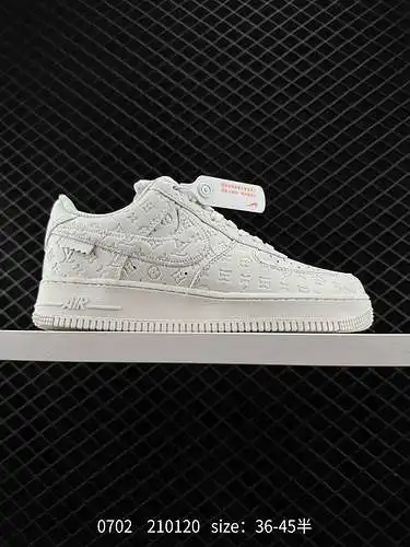 Air Force One Nike/NIKE Nike Air Force zapatillas bajas Nike Air Force Low x LV conjunta Air Force O