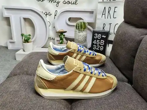 Suela de goma cruda Adidas WB Country de nivel empresarial 329D, forma de zapato elegante y elegante