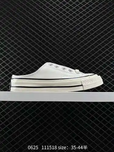 9 Converse Converse Chuck Taylor All Star MuleBlackWhite retro logo de tres estrellas serie zapatill