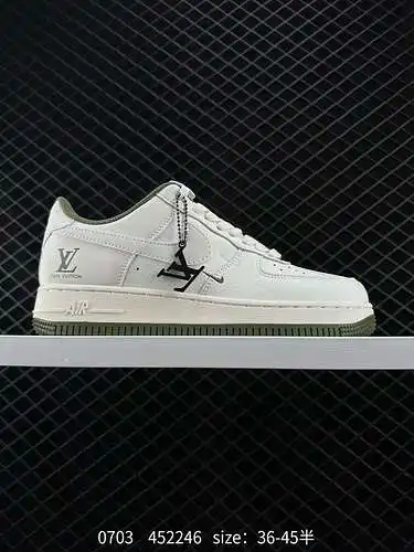 23 Nike Air Force Low Air Force 1 zapatillas deportivas informales, versátiles y de caña baja. La co