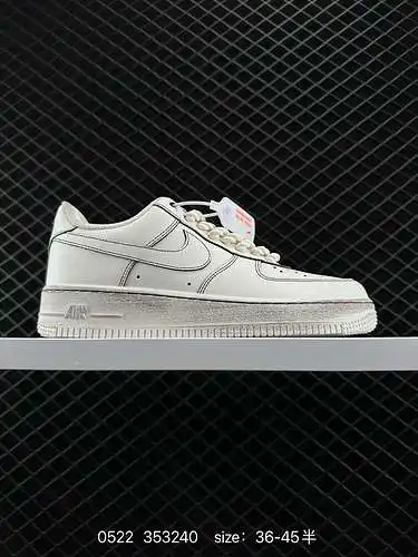 2 Nike Air Force Low Air Force 1 zapatillas deportivas informales, versátiles y de caña baja. La com
