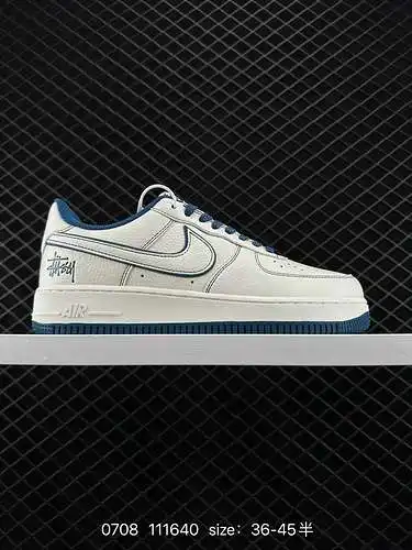 2 AF Nike Air Force '7 Low Air Force 1 Zapatillas deportivas versátiles de suela gruesa y que aument
