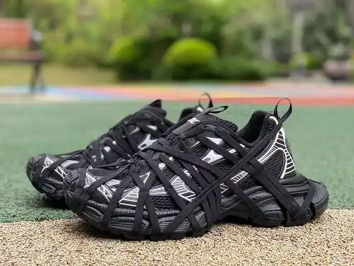Balenciaga 3xl Spider-Man blanco y negro Balenciaga/Balenciaga XXXL 3XL zapatos de papá retro con co