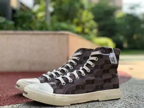 Zapatos de lona Balenciaga de caña alta Balenciaga/Balenciaga Paris zapatos de lona deportivos casua