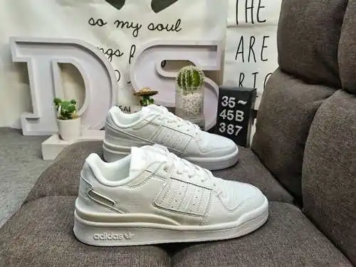387DAdidas Forum 84 Zapatillas deportivas informales de moda, versátiles, de caña baja y caña baja. 