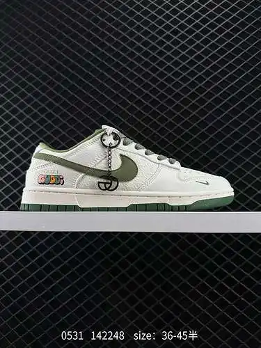 24 Calzado deportivo informal de corte bajo NK Dunk Low Retro "personalización de alta gama par
