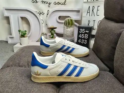 Las zapatillas bajas Adidas Originals Gazelle Indoor clover retro informales antideslizantes y resis