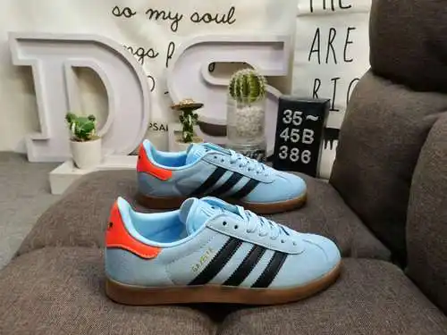 Las zapatillas de deporte bajas Adidas Originals Gazelle Indoor clover retro informales antideslizan