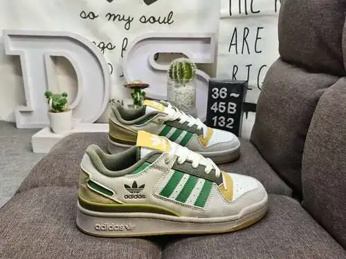 132DAdidas Forum 84 Zapatillas deportivas informales de moda, versátiles, de caña baja y caña baja. 