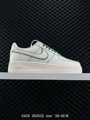 6 Nike Air Force '7 Low Air Force 1 zapatillas deportivas informales, versátiles y de suela gruesa, 