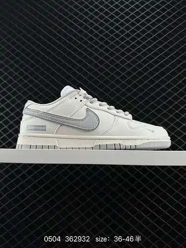 6 zapatos de skate retro Nike Nike sb Dunk Low. Hecho de cuero natural, es duradero y tiene un aire 