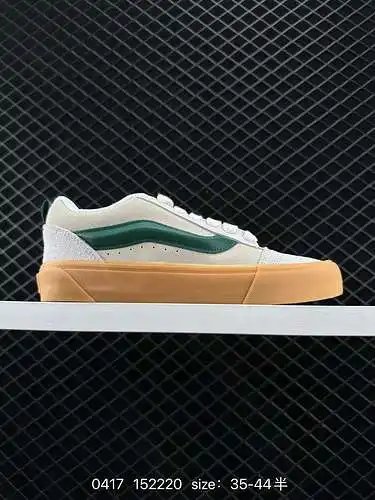 Zapatos de pan Vans Classics Knu Skool Zapatos de pan con bloques de color versión gruesa oficial de