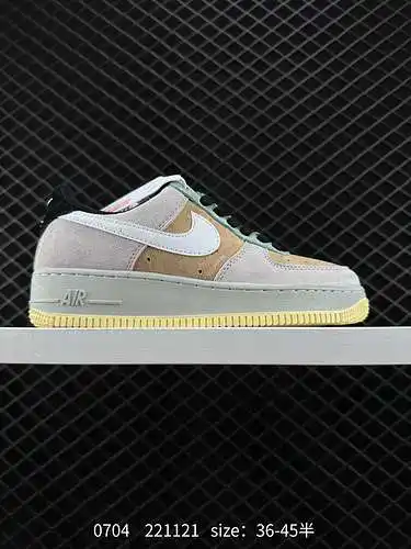 Nike Air Force Low Air Force 1 zapatillas deportivas informales, versátiles y de caña baja. La combi