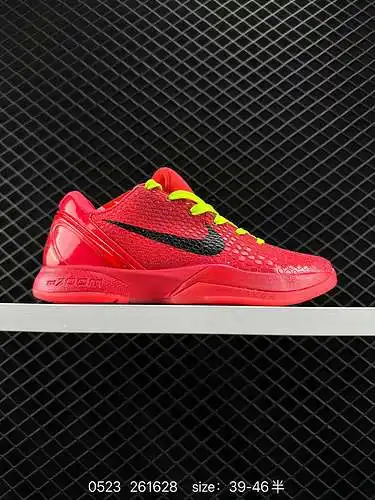 4 Nike/Nike Kobe Kobe 6 "Mamba Forever" La parte superior está hecha de "escamas&quot