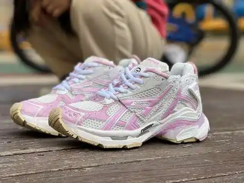 Zapatillas Paris para correr, nueva versión blanca y roja, aterrizó⚡️Balenciaga/Balenciaga 21x RUNNE