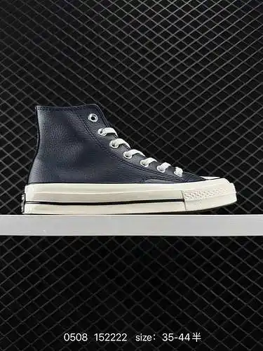 Zapatos Converse All Star de caña alta para hombres y mujeres con suelas gruesas y mayor altura One 
