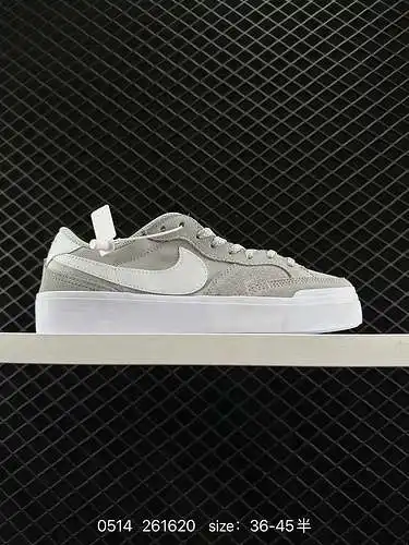 Nike/Nike original última versión desarrollada en papel, utilizando paneles de cuero transferidos y 