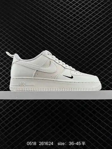2 Nike Air Force Low Air Force 1 zapatillas deportivas informales, versátiles y de caña baja. La com