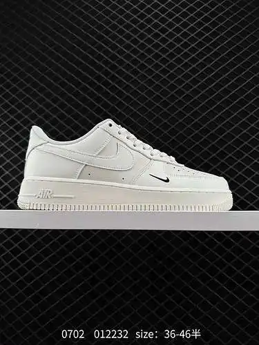 6 Nike Air Force Low Air Force 1 zapatillas deportivas informales, versátiles y de caña baja. La com