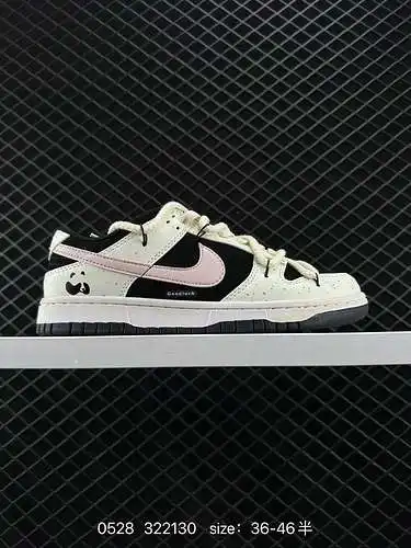 Zapatillas Nike Dunk Low, zapatillas deportivas casual versátiles clásicas de la serie SB, correas d