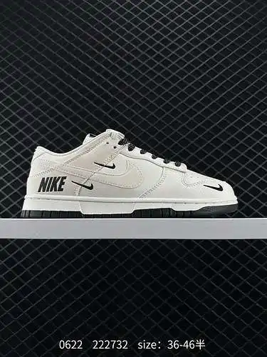 6 [Zapatillas deportivas personalizadas] Nk SB Dunk Low de marca compartida con tres ganchos, zapato