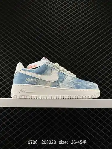4 Nike Air Force Low Air Force 1 zapatillas deportivas informales, versátiles y de caña baja. La com